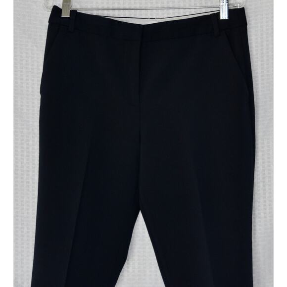 Armani Exchange Designer Pants High Rise Trousers Navy Slacks Size 8 - Picture 4 of 10